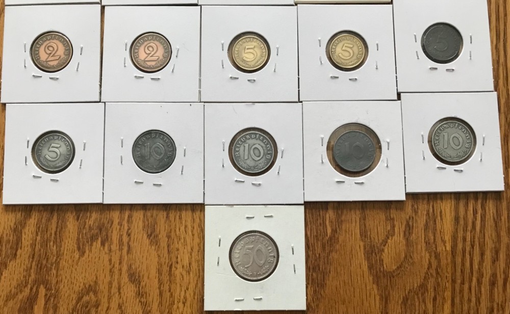 26 Third Reich Coins