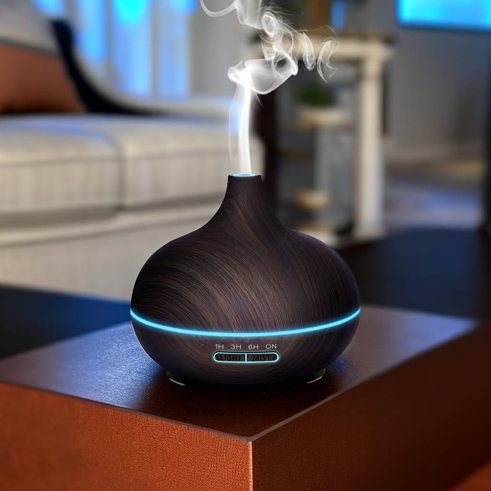 Diffusers for Essential Oils Large Room, 550ml Essential Oil Diffusers with R...