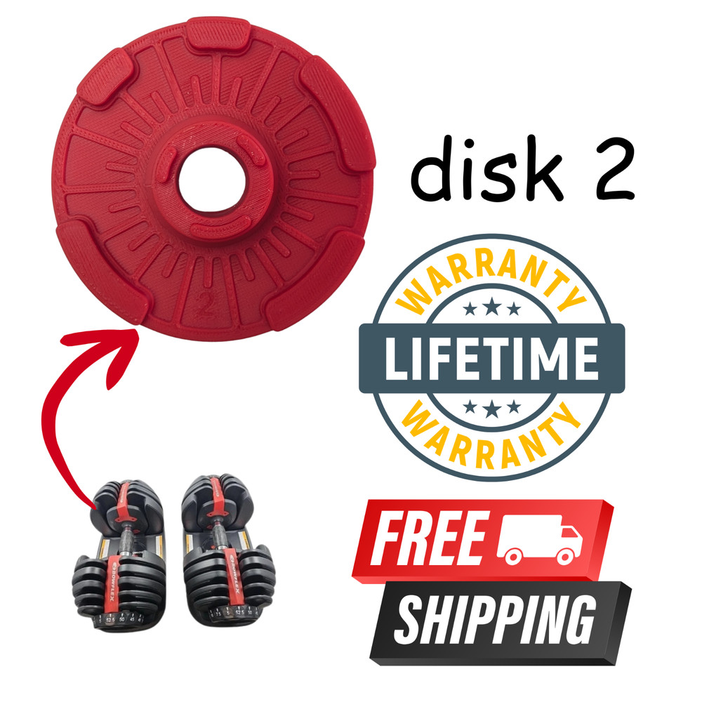 Replacement disk 2 for Bowflex 552 Series 2 | Lifetime Warranty