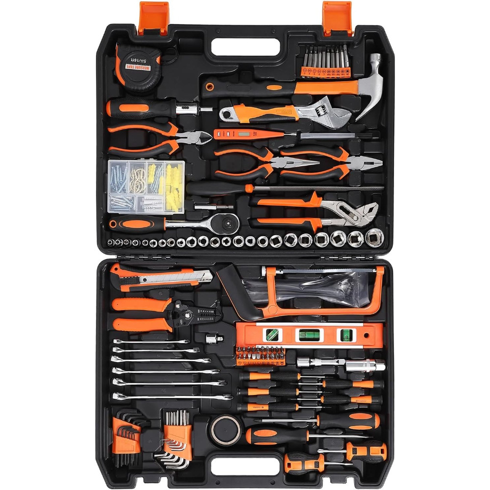 Comprehensive Socket & Tool Set 236 Pcs W/ Case for Car Repairs, Drives Included