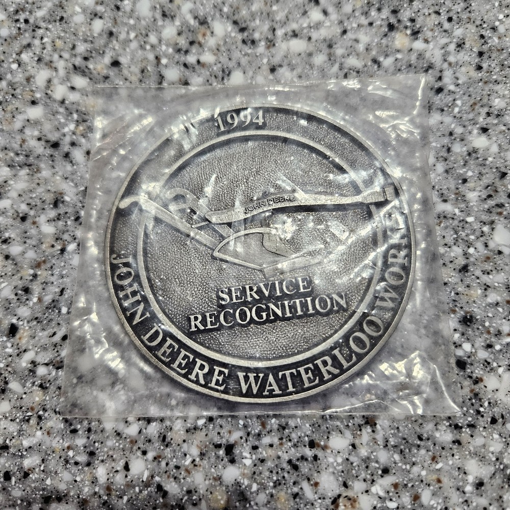 1994 John Deere Waterloo Works Service Recognition Medallion