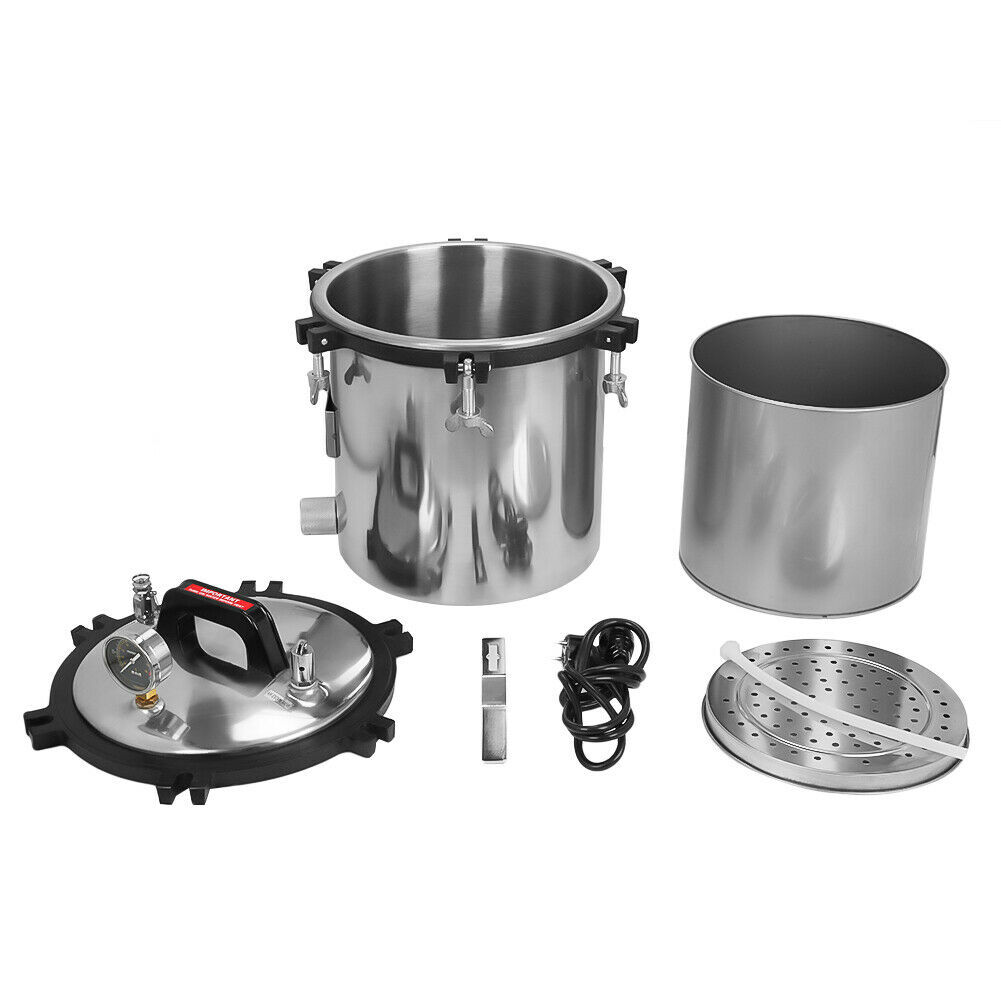 Steam Autoclave Sterilizer 18L High Pressure Uperization Eqpt. Tattoo Dental Lab