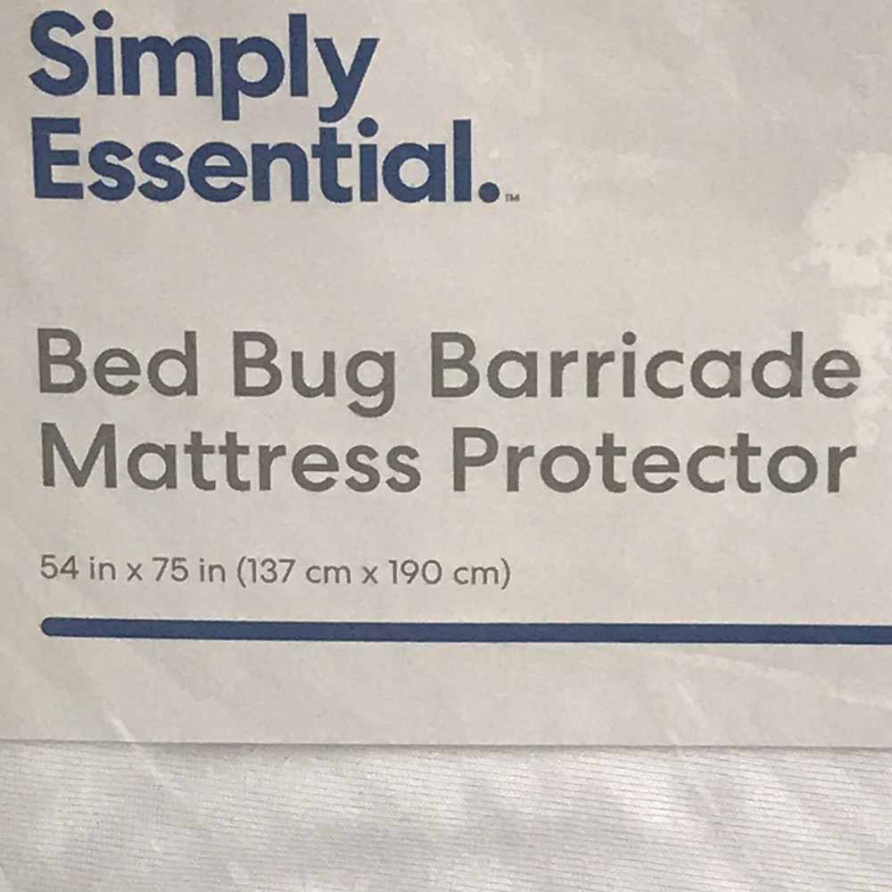 Waterproof Bed Bug Barricade Mattress Protector Simply Essential Full Size