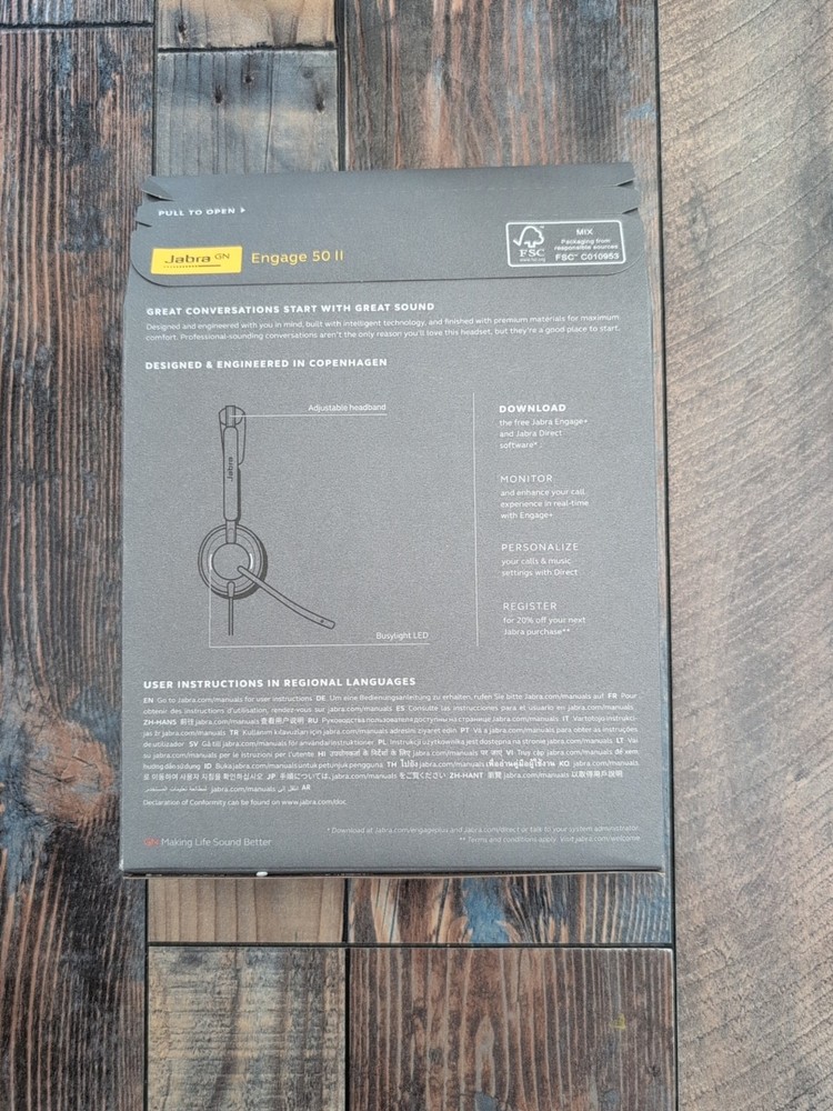 Jabra Engage 50II USB-A Wired Headset