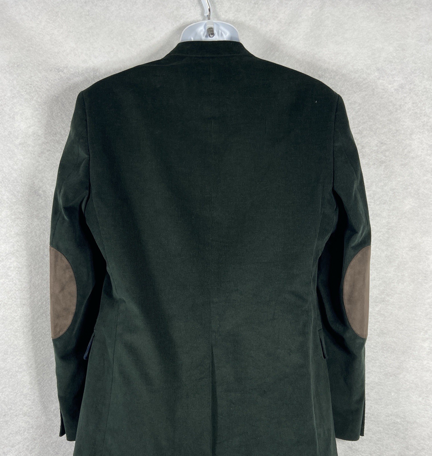 Lauren Ralph Lauren Jacket Men’s 36R Green Corduroy Sport Coat Elbow Patch EUC