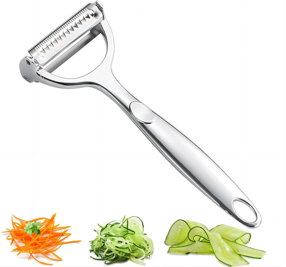 Dual Blade Stainless Peeler Julienne