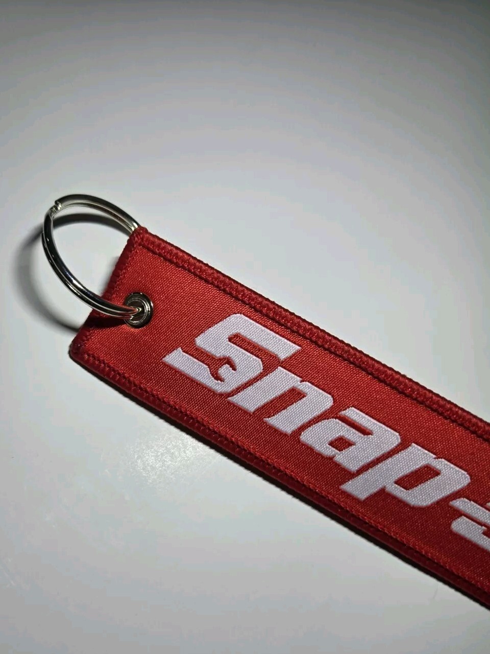 2Pack Snap On Tools PROMO Keychain Tag Lanyard Jet RED 5" X 1" W/KEYRING NEW!!!!