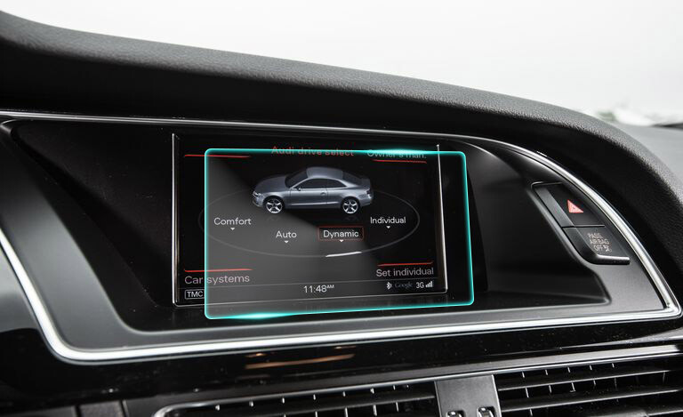 Crystal Clear Screen Protector for 2015 Audi RS5 Vehicle Navigation