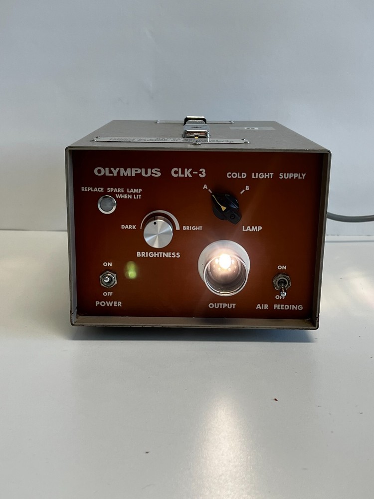 Olympus CLK-3 Cold Light Supply Source - Power Tested Only