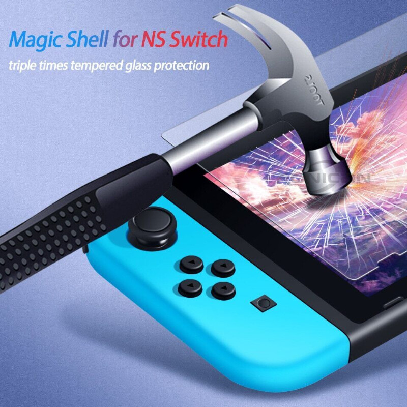 2PCS Tempered Glass Cover Screen Protector for Nintendo Switch Switch OLED Lite