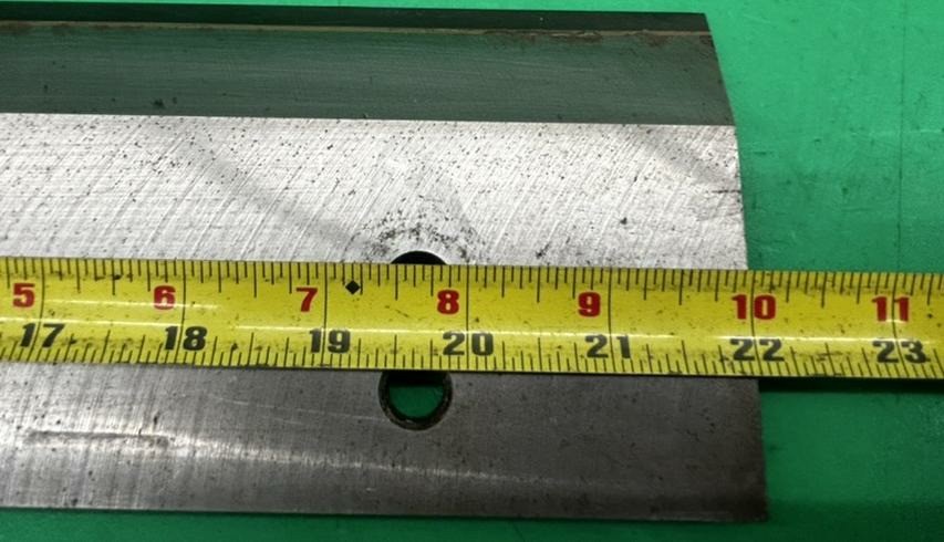 Kolbus 22" Guillotine Paper Cutter Blade Has Been Sharpened