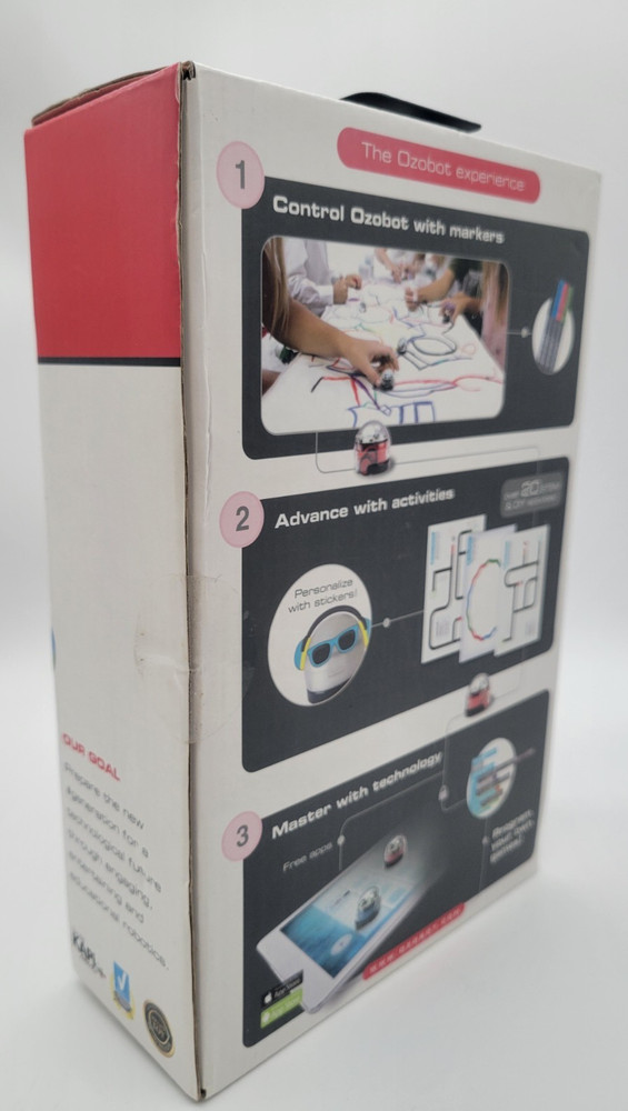 OZOBOT Starter Pack ~ Programmable Robot ~ Lava Red ~ NEW In Sealed Box!