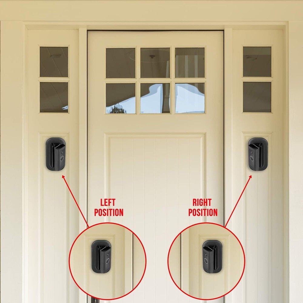 Horizontal Adjustable Angle Mount and Wall Plate for Ring Video Doorbell Wired