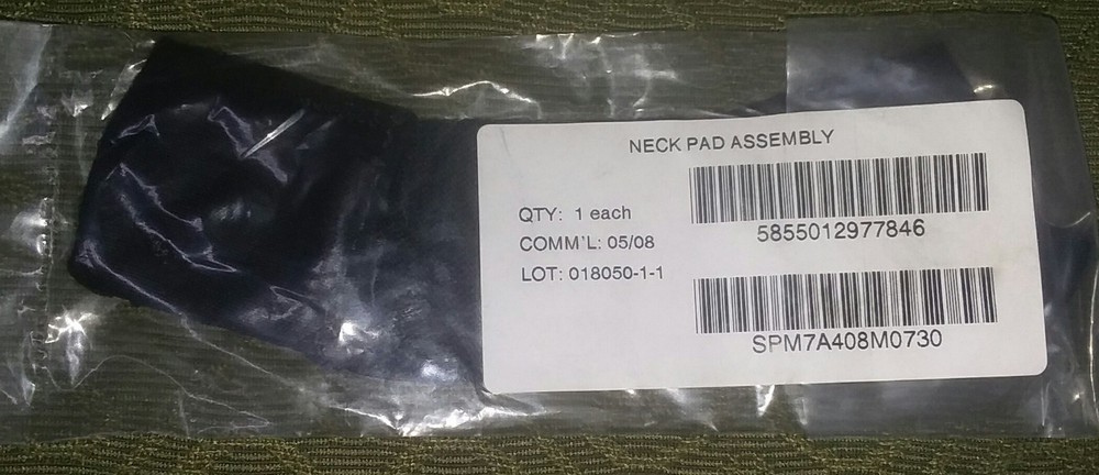 AN/PVS-7 NVG Neck Pad Assembly Replacement Components Part # A3144290