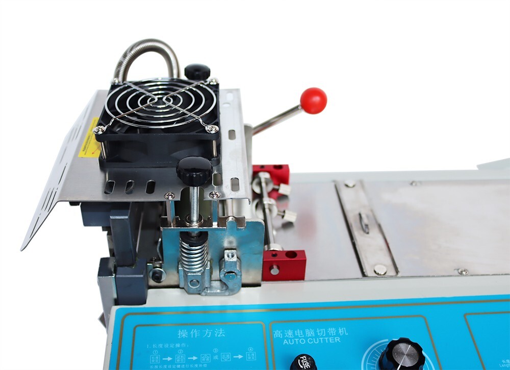 Hot and Cold Automatic Tape Cutting Machine 220V Elastic Band Braid Cutter