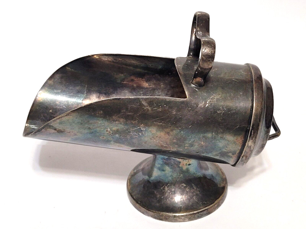 Vintage Silver Plated Sugar Scuttle, Plain & Simple Design