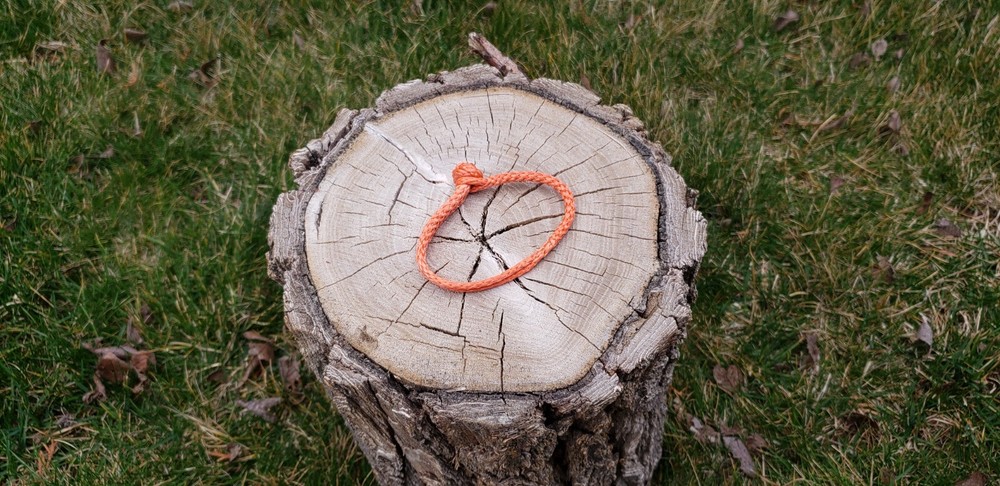 Button Knot locking soft shackle 4 pack 7/64 Dyneema shackles