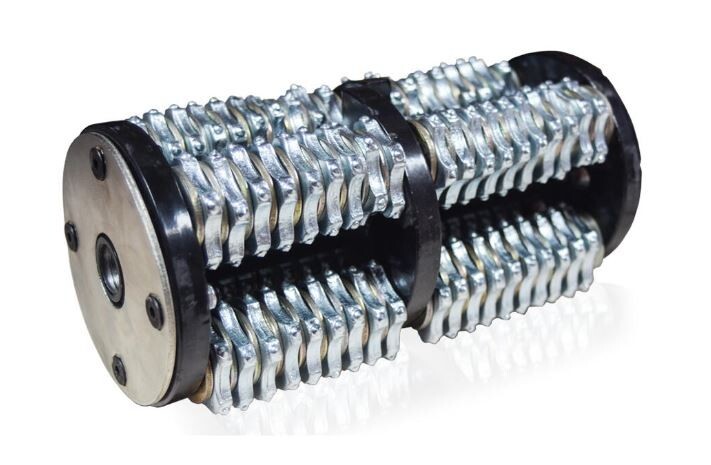 SupremeEquip 8" Drum Kit w/ Tungsten Carbide Teeth Blade for Concrete Scarifier