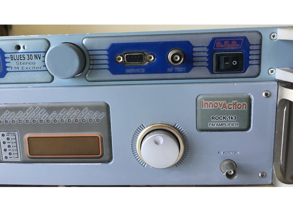 Broadcast Prof RVR 1300w FM Transmitter Wide Band 88/108MHz Stereo