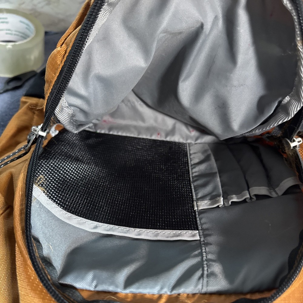 LL Bean School Mountain Classic Backpack 24L Rust Color. Gently Used
