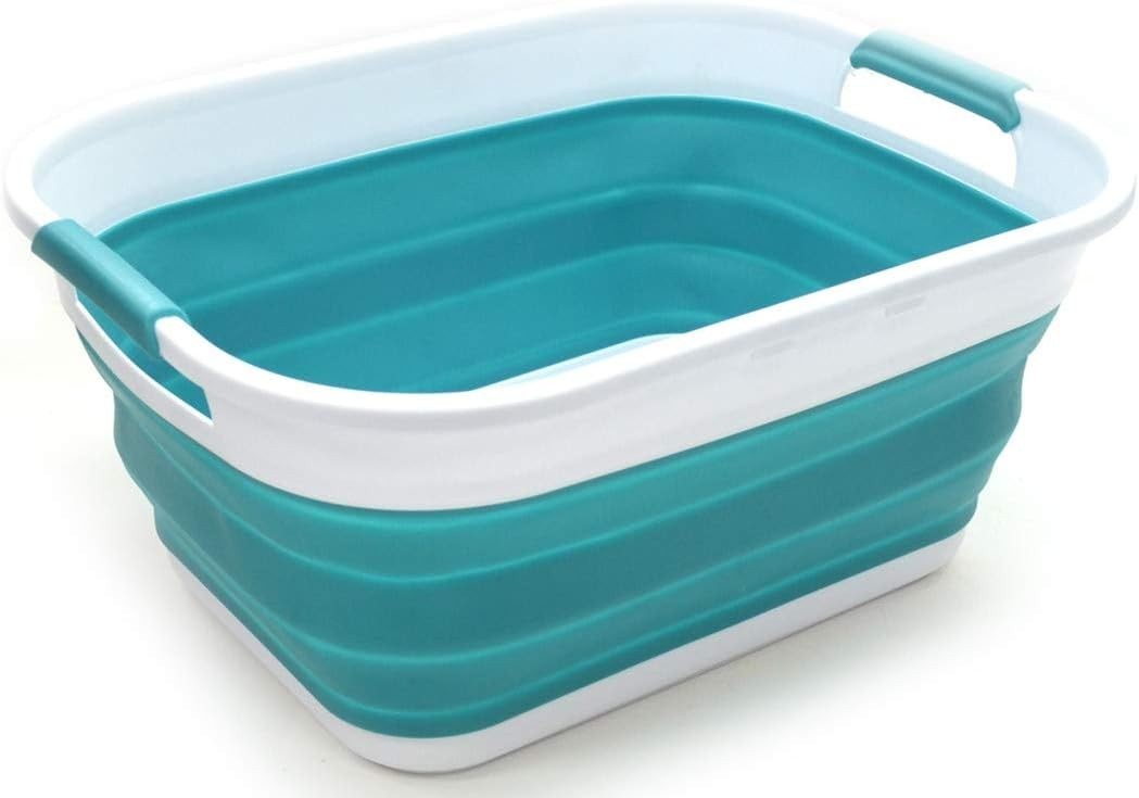 Eco-Friendly 4.6 Gallon Collapsible Washing Tub – Perfect for Pets & Laundry