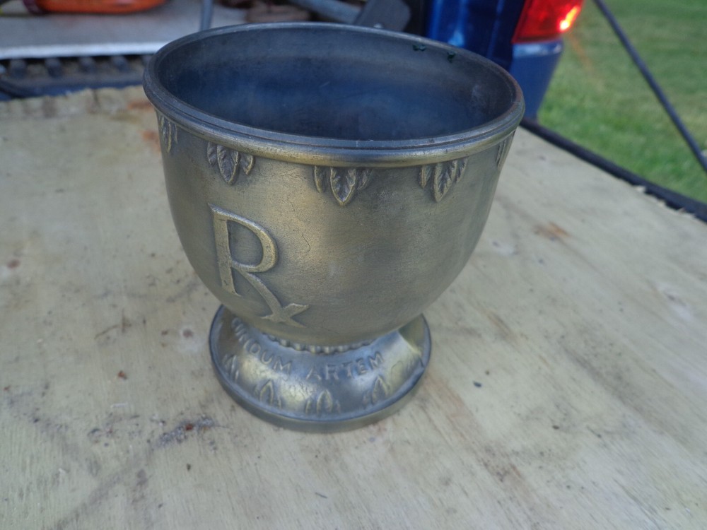 Solid Brass Doctor Medicine Bowl Grinder