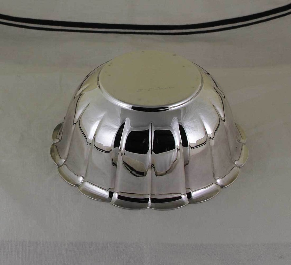 Silver Rose Bowl Fluted