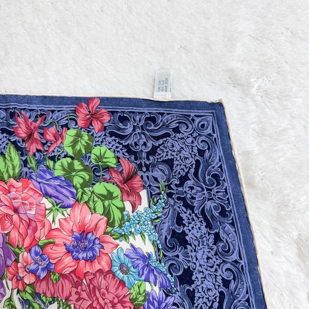 Christian Dior Large Scarf Floral Pattern