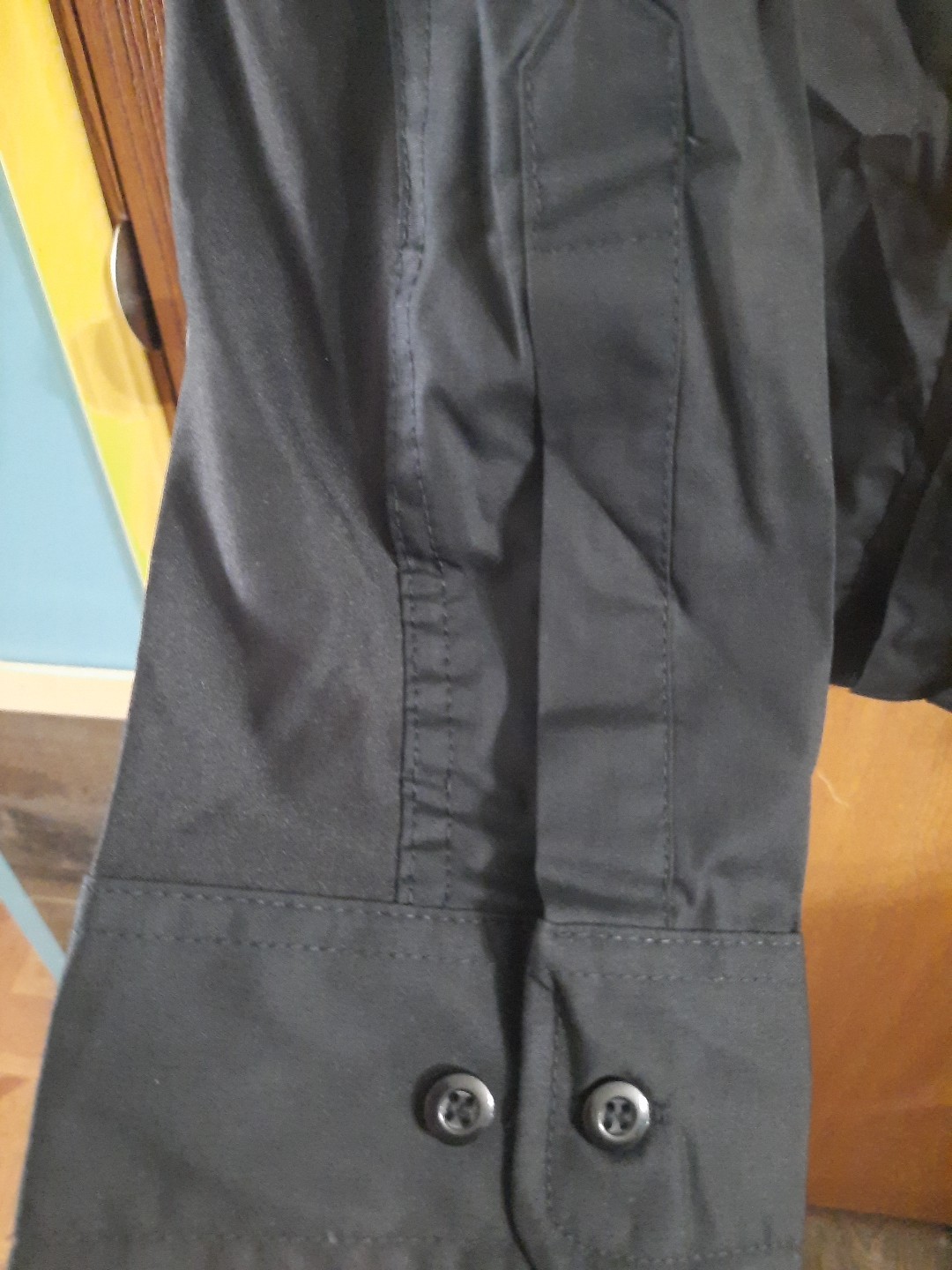 Chef Works Shelby Zip Front Shirt Men's Medium Server Uniform