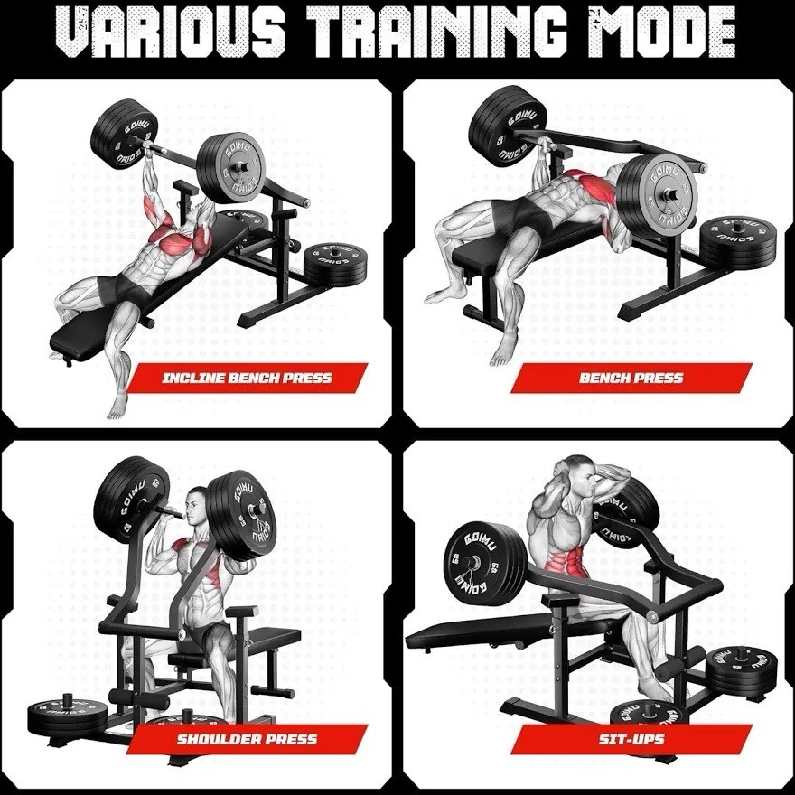 GOIMU Adjustable Chest Press Machine BRAND NEW! Never Used Must Sell Moving Sale