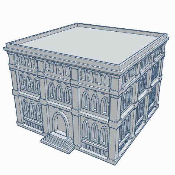Gothic Building 101 (G101)- Tabletop Wargame Terrain Battletech