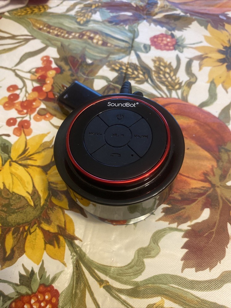 Sound Bot  100% Waterproof Dry Bluetooth Speakers w/ Suction Cup Mount