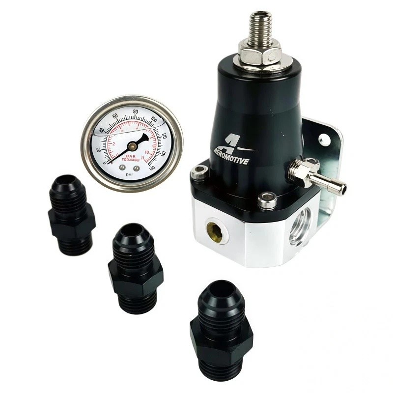 Aeromotive 13129 Compact EFI Bypass Fuel Pressure Regulator Combo Kit
