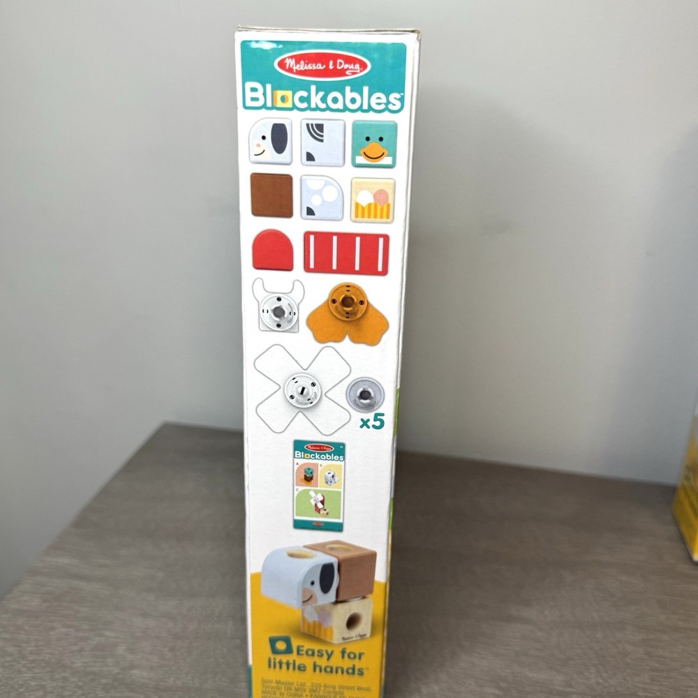 New 2 Sets Melissa & Doug Blockables 16 Pieces Each