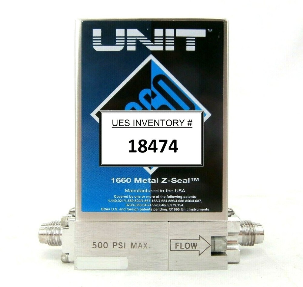 UNIT Instruments UFC-1660 Mass Flow Controller MFC 1 SLM CL2 Working Spare