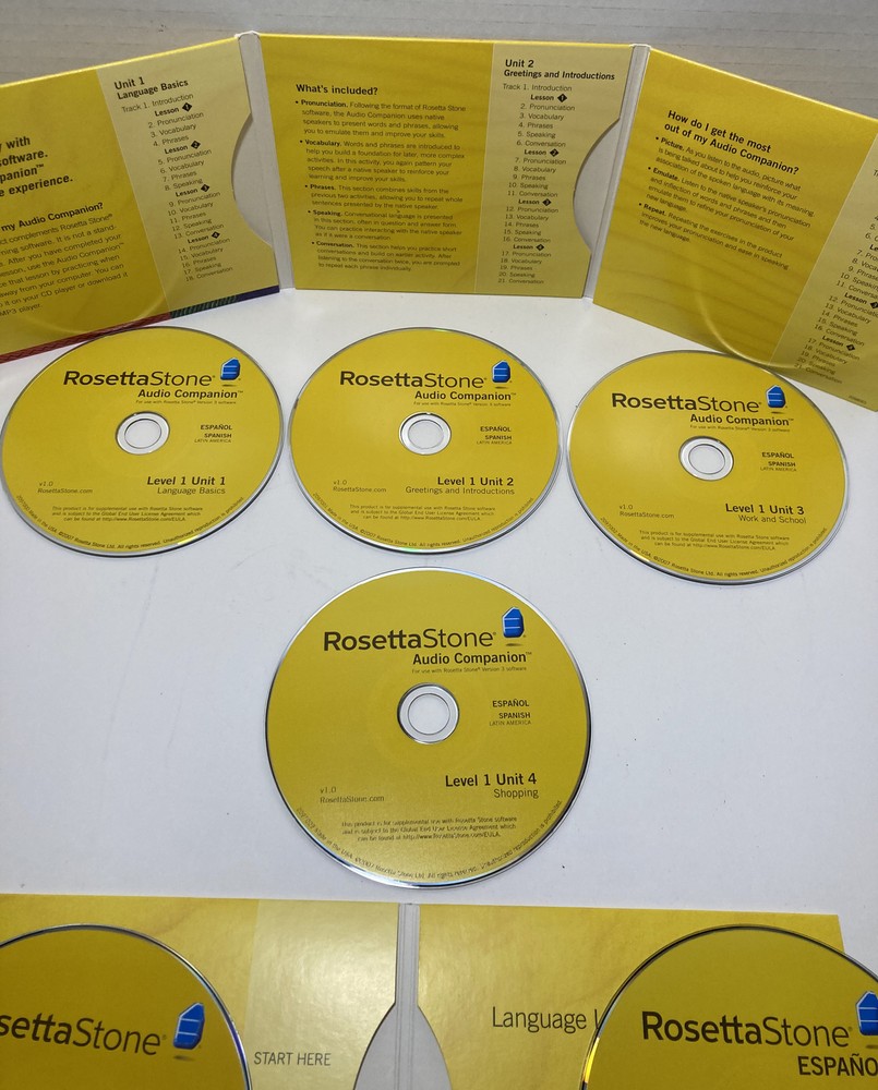 Rosetta Stone Spanish Espanol Level 1 Version 3 (No Headset)