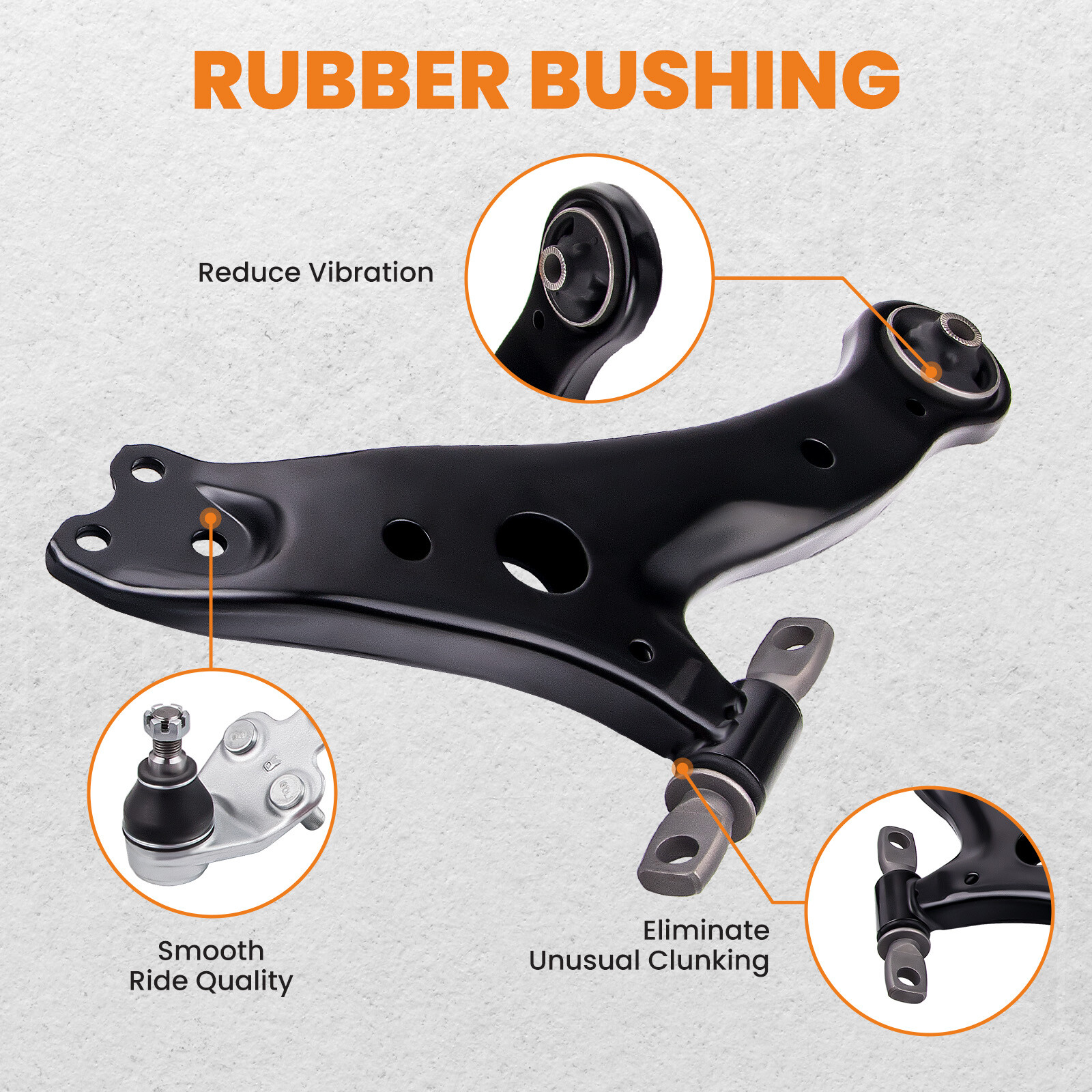 14Pcs Suspension Front Lower Control Arm Tie Rods for Toyota Camry 2007 - 2011