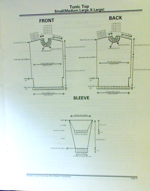 Sandee’s Kwik Knits Machine Knitting Womans Mix & Match 1992