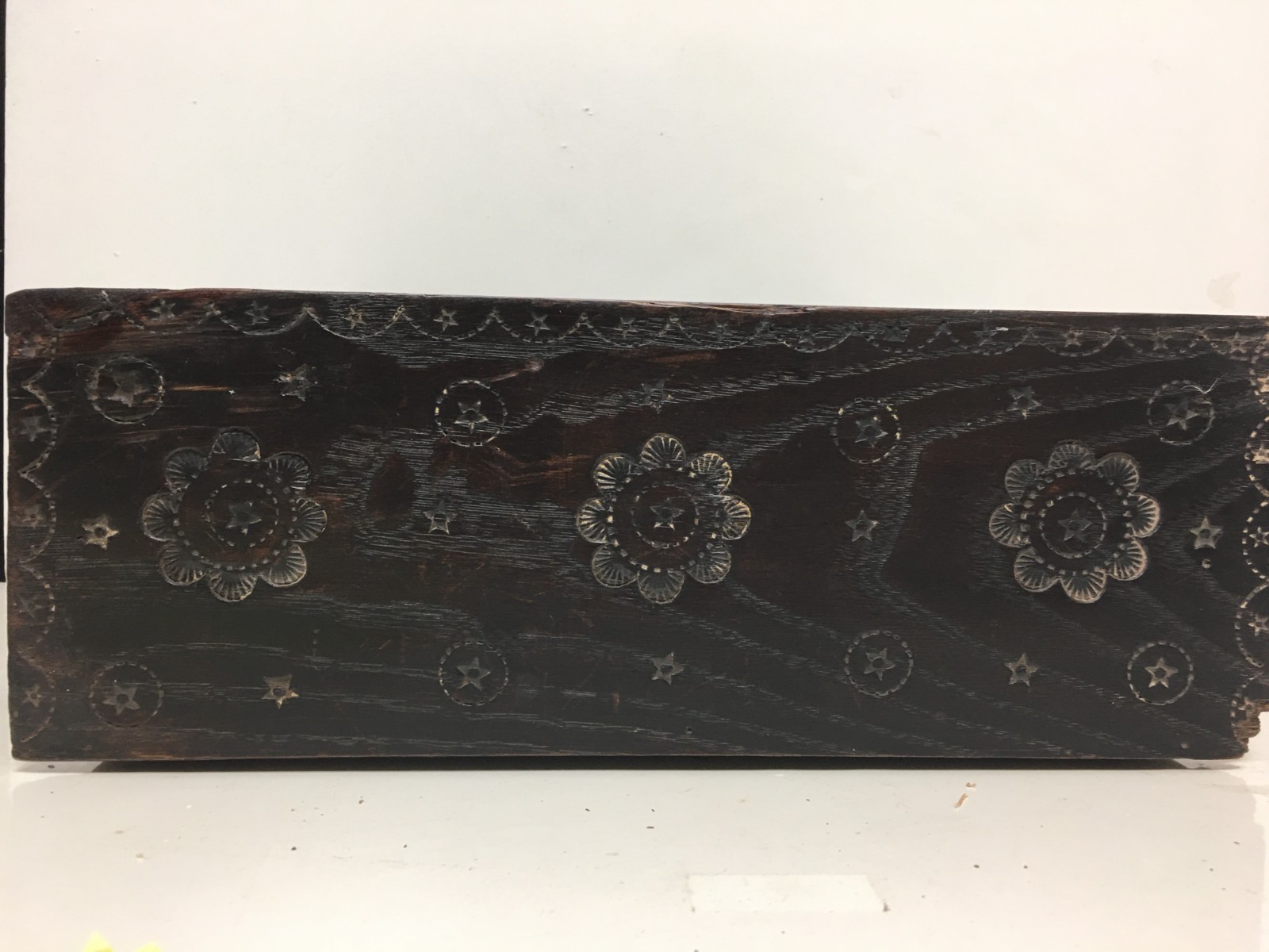 MIniature French Breton Salesman sample cabinet Wood antique 1900s Gorgeous Rare