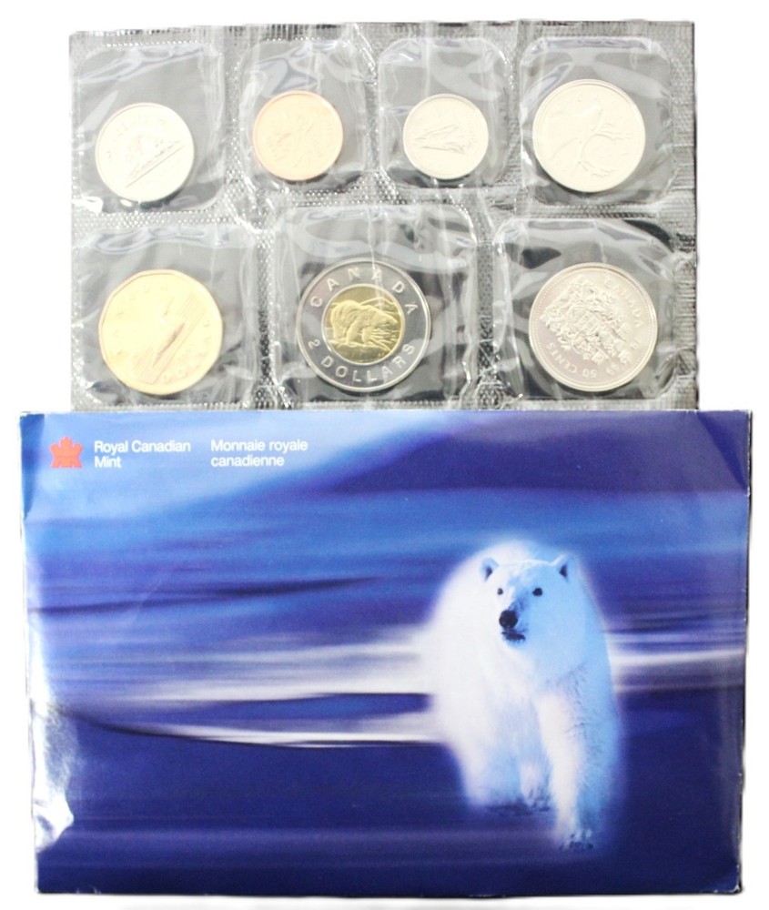 1999 Canada Proof Like POLAR BEAR Set