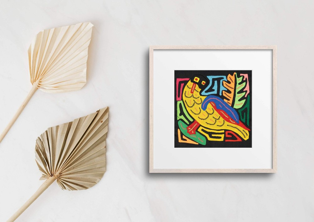 Multicolor Yellow Red And Blue Bird Molita