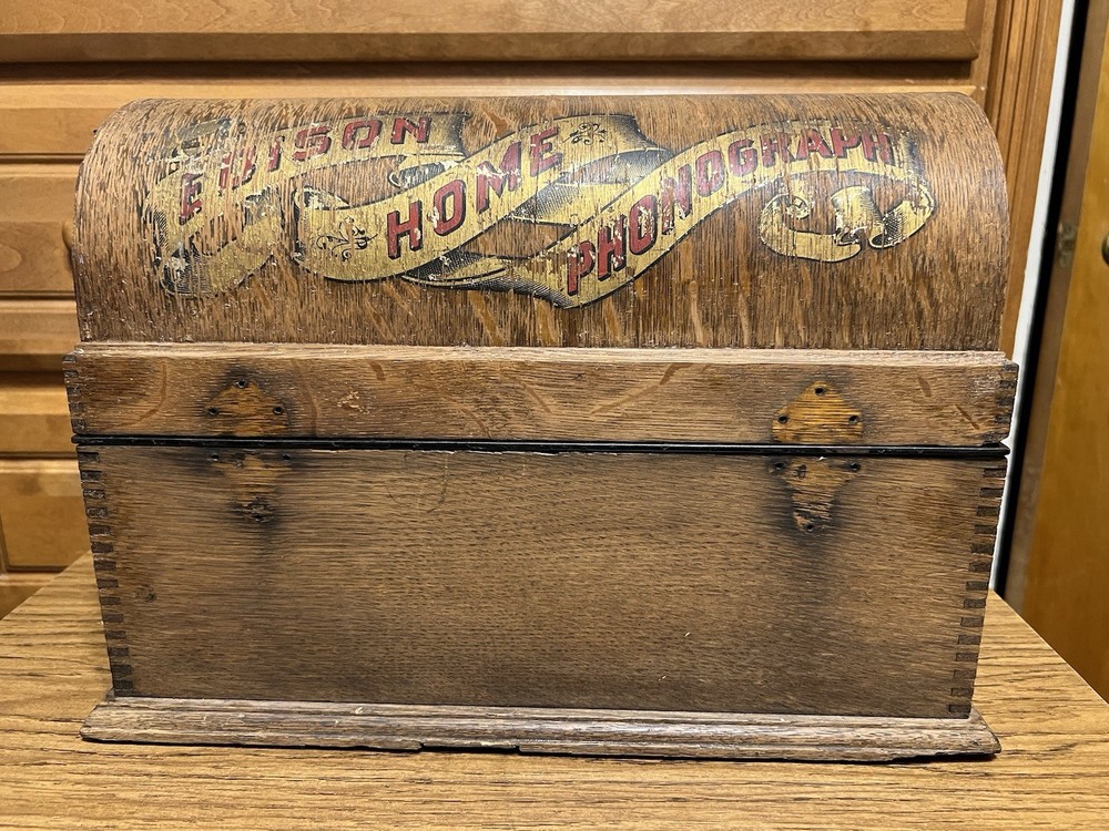 Edison Home Suitcase Phonograph For Restoration