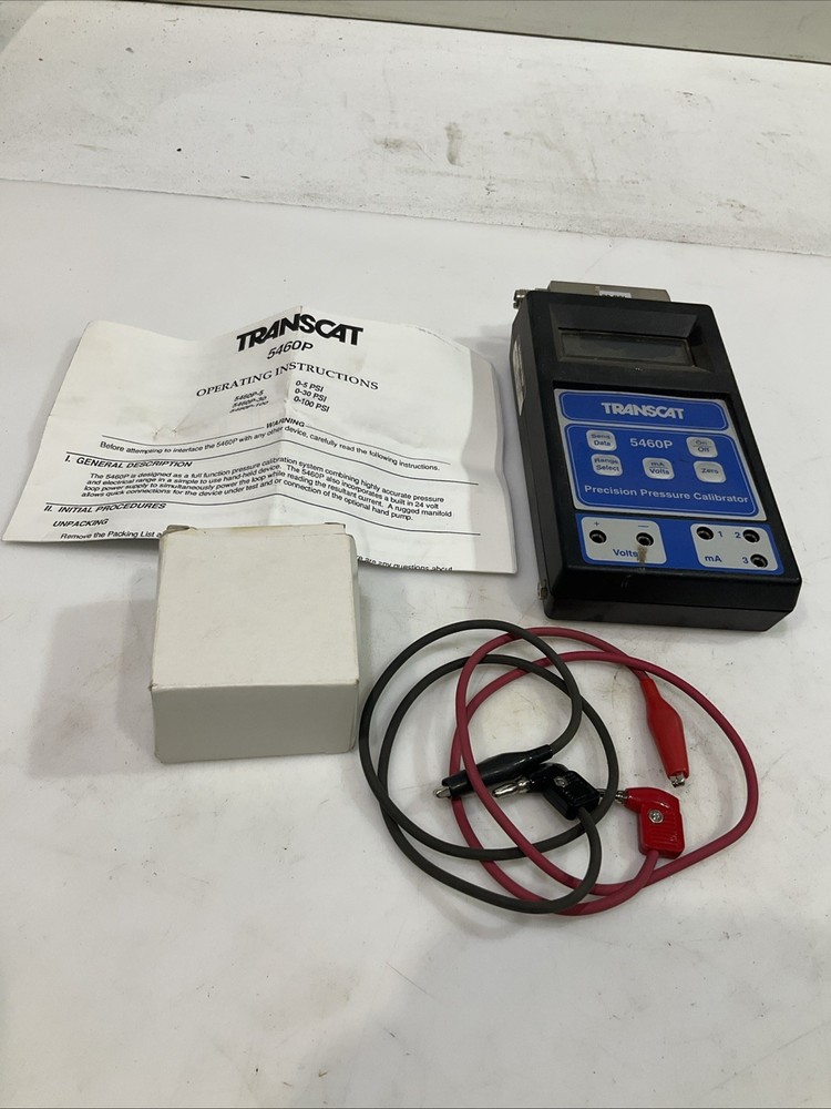 TRANSCAT 5460P PRECISION PRESSURE CALIBRATOR T2M
