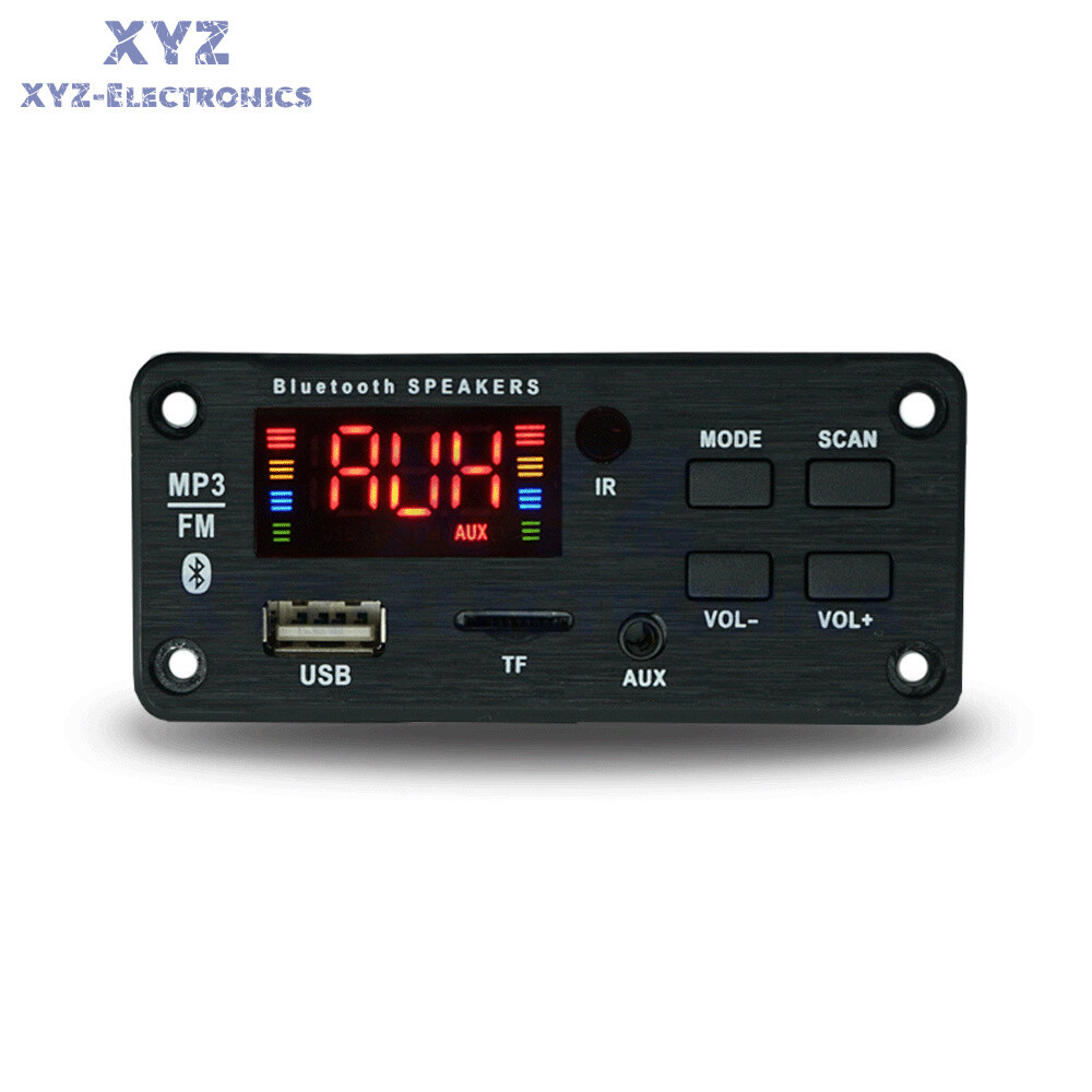 DC7-18V Bluetooth Car Audio MP3 Decoder Board Audio Module 2 * 25W FM Radio