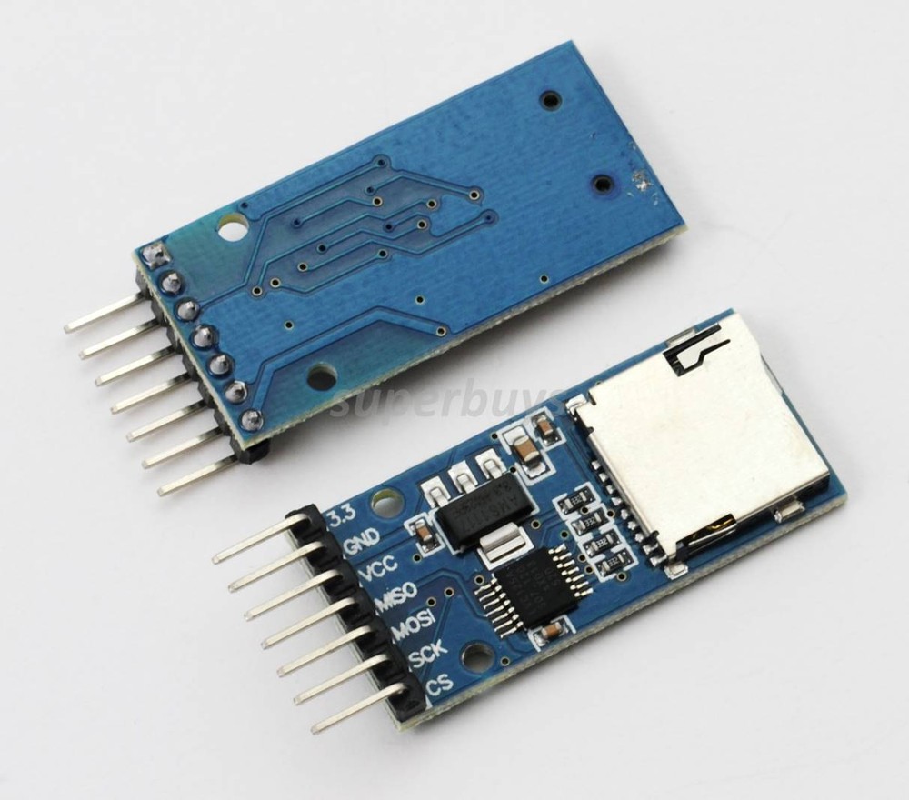 2pc Micro SD TF Card Reader Read & Write Module Storage Board Memory Arduino SPI