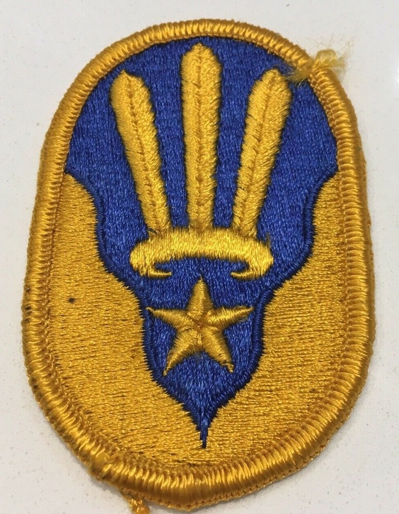 Vietnam Era U.S. Army 123rd ARCOM Army Reserve Command Merrowed Edges Patch