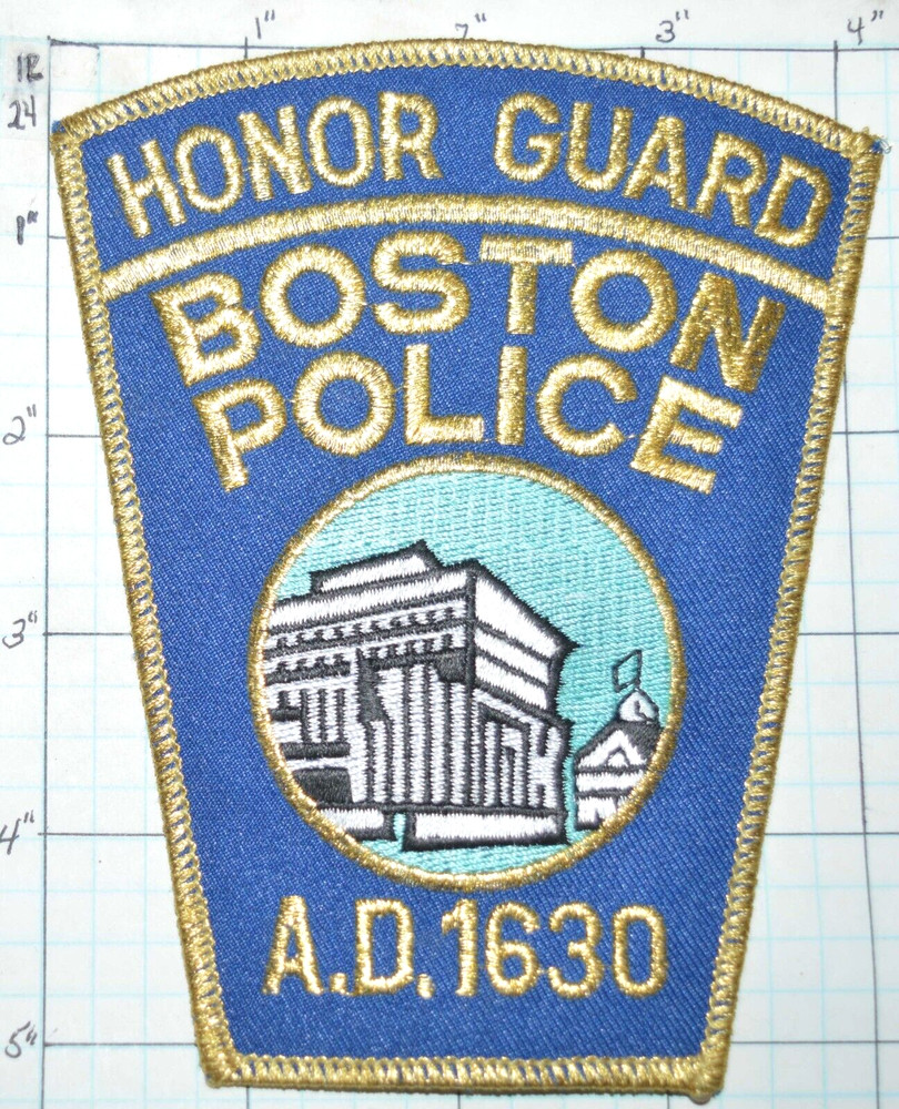 MASSACHUSETTS, BOSTON POLICE DEPT HONOR GUARD PATCH