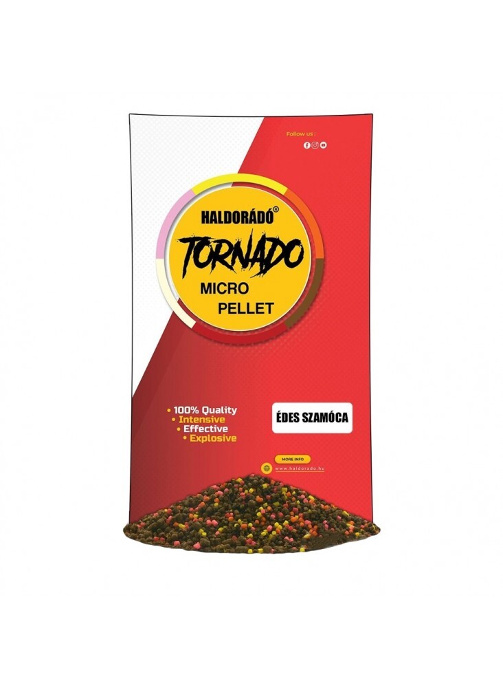Haldorado Tornado Micro Pellet 2/3mm - Strawberry