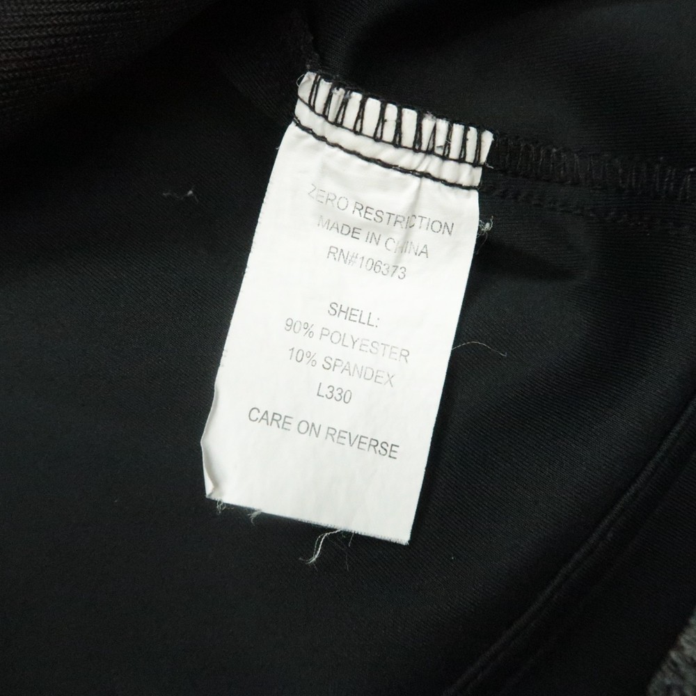 Zero Restriction Pullover Men Small Black Z500 Tour Series Performance Half Zip