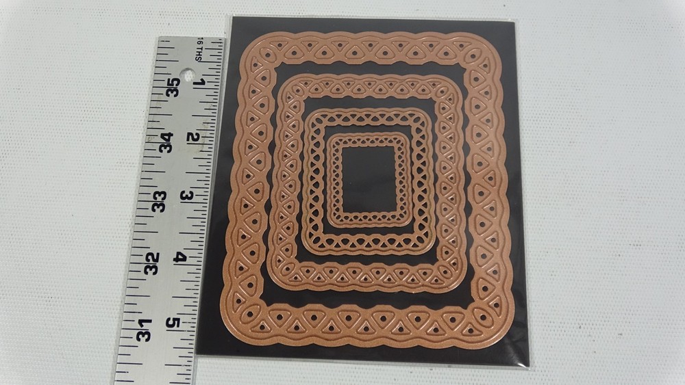 Spellbinders Nestabilities Lattice Rectangle Dies Cut, Emboss & Stencil